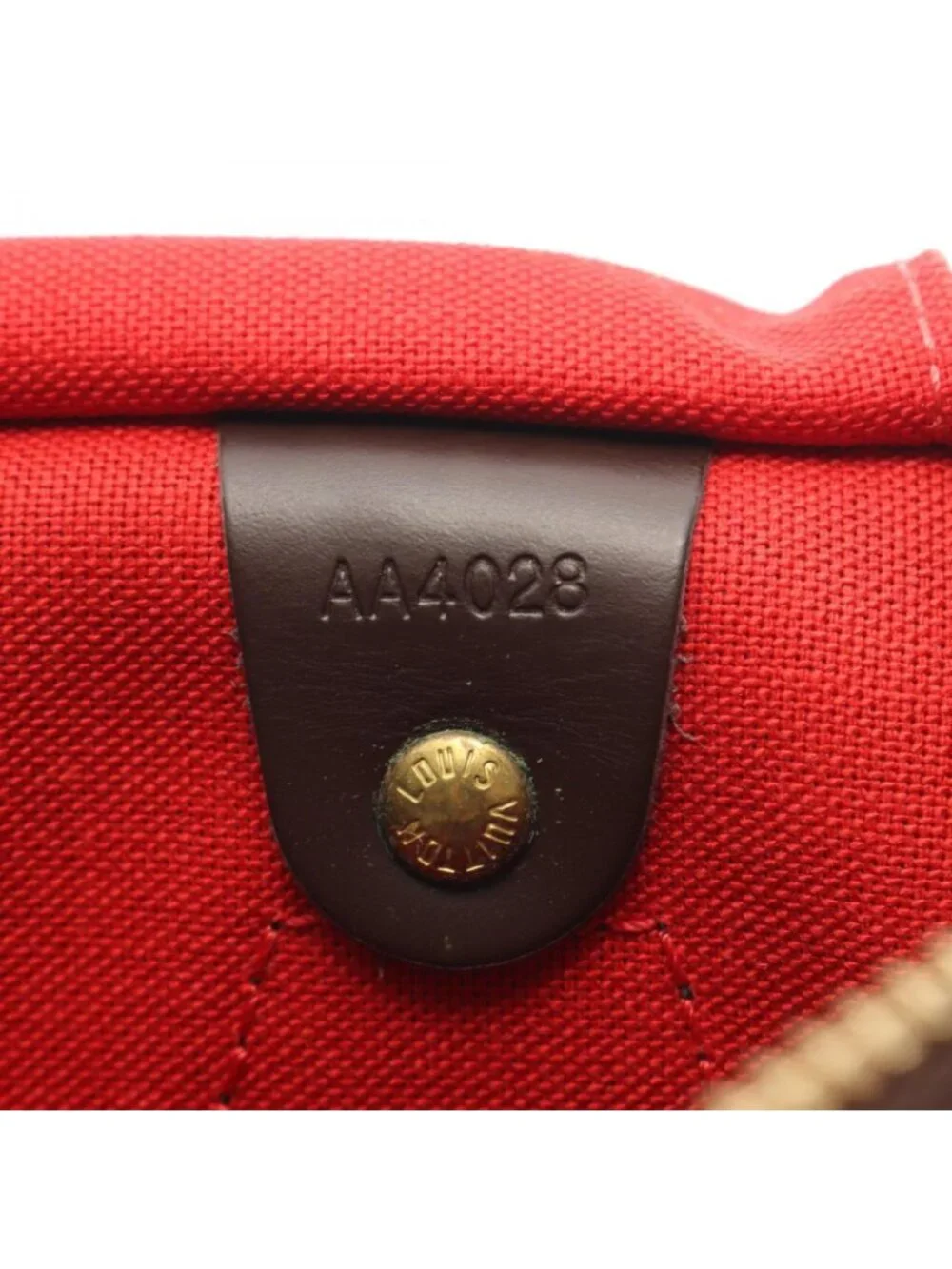 Louis Vuitton Speedy 30 Damier Ebene Canvas Leather Handbag
